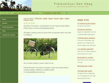 Tablet Screenshot of fietsverhuurdenhaag.nl